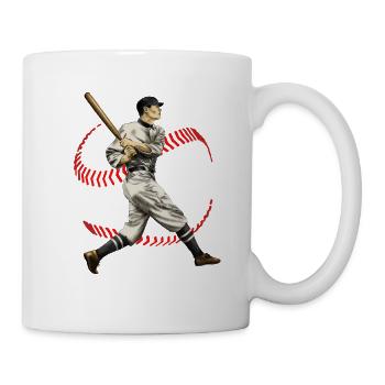 Baseball - Tasse - Weiß - Rechts