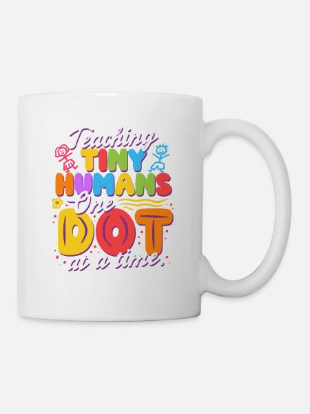 Braille Lehrer Blindenschrift - Tasse - Weiß