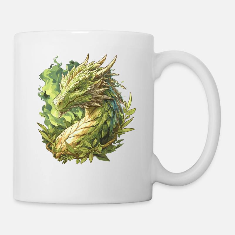 Drachen Drache - Tasse - Weiß
