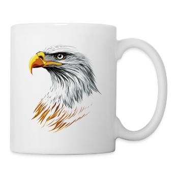 Eagle Bald Eagle Golden Eagle White-tailed Eagle - Mug - white - Right