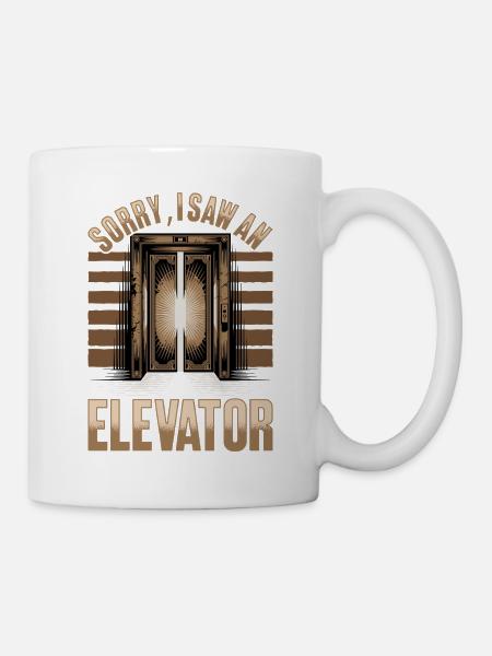 Elevator toddler & kids - Tasse - Weiß