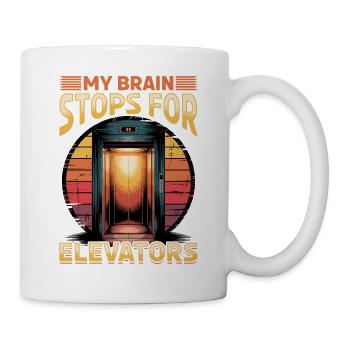Elevator toddler & kids - Mug - white - Right