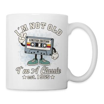 I´m Not Old I´m Classic 60. Geburtstag Retro Stil - Tasse - Weiß - Rechts