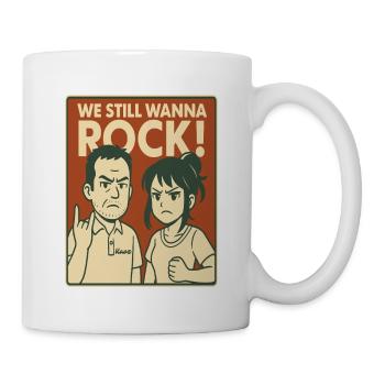 Rebellious Rock Parent Duo  - Mug - white - Right