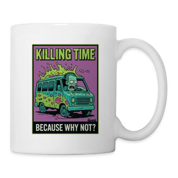 Zombie Van Survie Illustration - Mug blanc - blanc - Droite