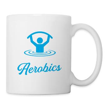 Yes I Am One Of Those Water Aerobics People Fun - Mug - white - Right