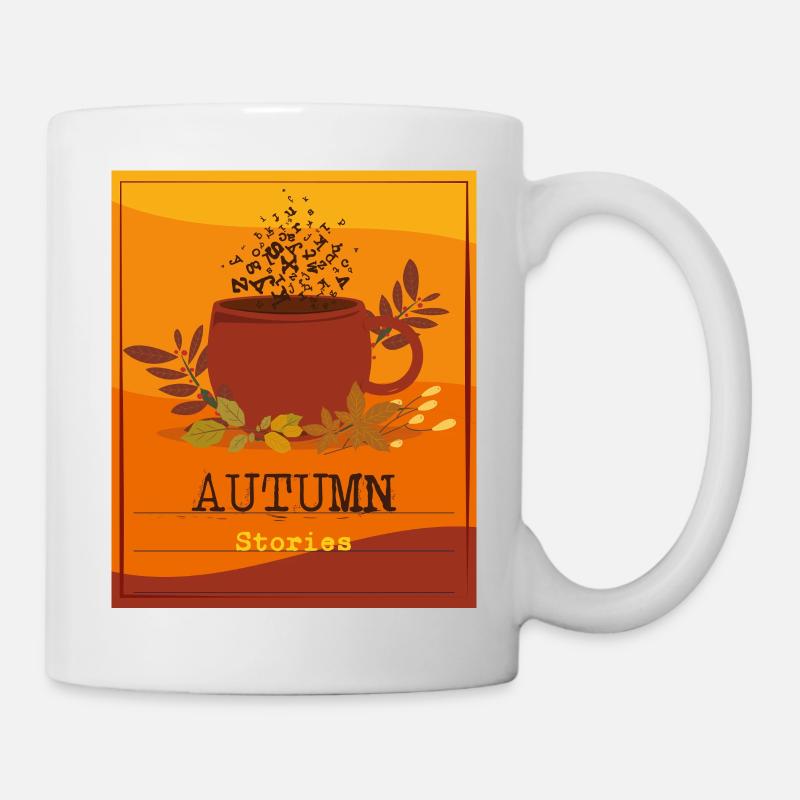 Conception d’histoires automnales - Mug blanc - blanc