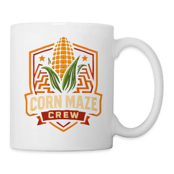 Labyrinthe de maïs Crew Spooky Labyrinthe de maïs d’Halloween - Mug blanc - blanc - Droite