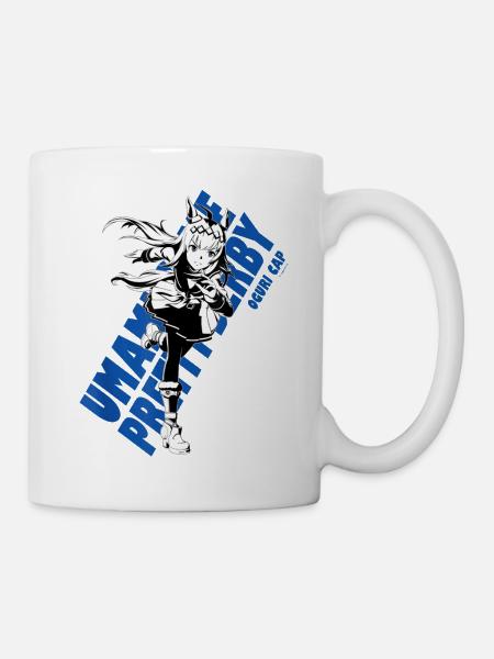 Manga-Heldin mit dynamischem Stil - Tasse - Weiß