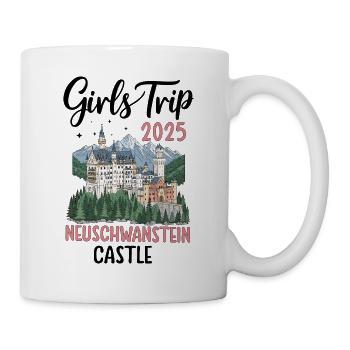 Girls Trip 2025 Neuschwanstein Castle - Mug - white - Right