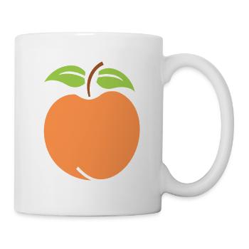 Minimalistisches und natürliches Angeln - Tasse - Weiß - Rechts