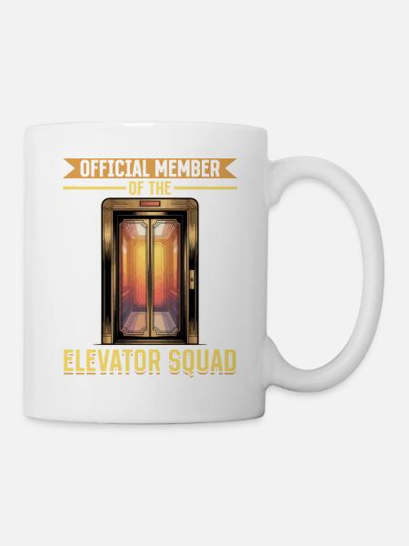 Elevator toddler & kids - Tasse - Weiß