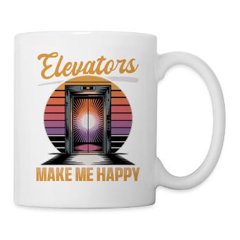 Elevator toddler & kids - Mug - white - Right