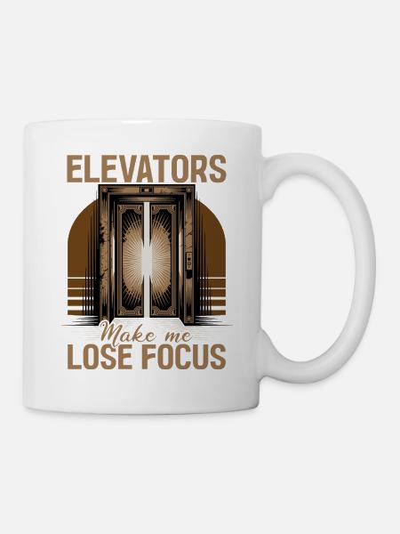 Elevator toddler & kids - Tasse - Weiß