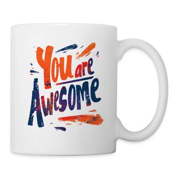 Tu es incroyable - Mug blanc - blanc - Droite
