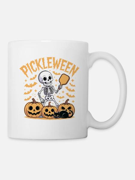 Pickleween Pickleball Halloween - Tasse - Weiß