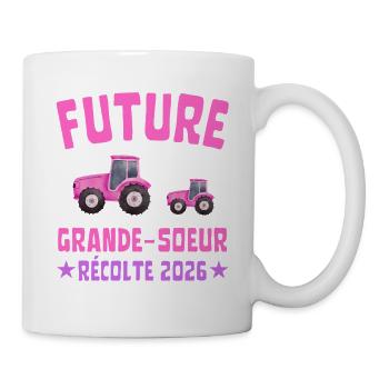 Future Grande Sœur Récolte 2026 - Mug blanc - blanc - Droite