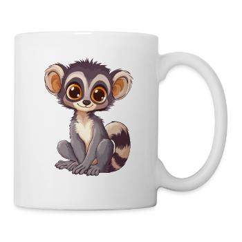 lémurien - Mug blanc - blanc - Droite