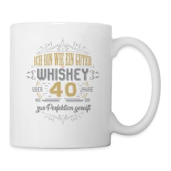 45. Geburtstag 45 Jahre alt Spruch Geschenk - Tasse - Weiß - Rechts