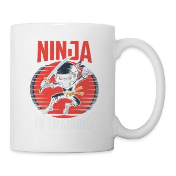 Ninja Skeleton Halloween - Mug - white - Right