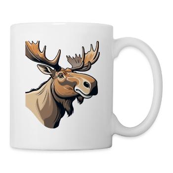 Orignal expressif à l’allure caractéristique - Mug blanc - blanc - Droite