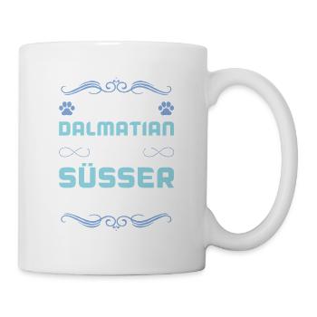Dicton de chien dalmatien - Mug blanc - blanc - Droite