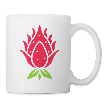 Drachenfrucht - Tasse - Weiß - Rechts