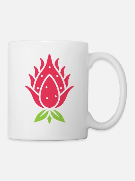 Drachenfrucht - Tasse - Weiß