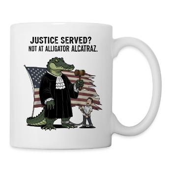 Alligator Alcatraz Judge - Mug - white - Right