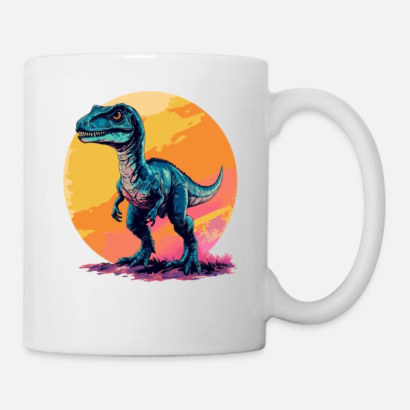 Dino Dinosaure Dinosaure - Mug blanc - blanc
