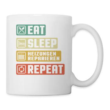 Heating Engineer Heating Construction Plumber Plumber - Mug - white - Right