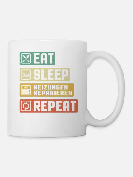 Heizungsbauer Heizungsbau Klempner Installateur - Tasse - Weiß
