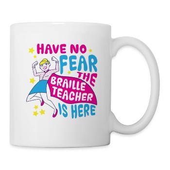 Braille Teacher Braille Dotum - Mug - white - Right