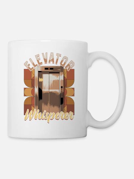 Elevator toddler & kids - Tasse - Weiß