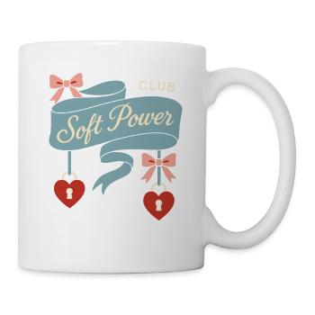 Coquette Aesthetic Bow Pattern Girly Pastel - Mug - white - Right