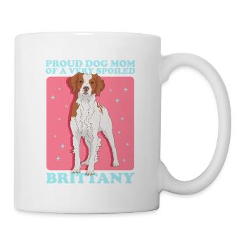 Brittany Mom Epagneul Breton Chien d’arrêt Cadeau - Mug blanc - blanc - Droite