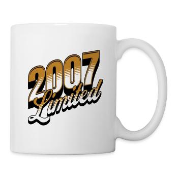 Édition limitée 2007 18e anniversaire - Mug blanc - blanc - Droite
