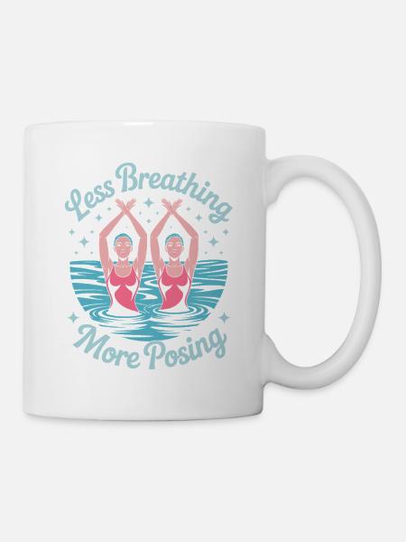 Natation synchronisée Natation artistique Sports nautiques - Mug blanc - blanc