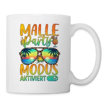 Malle Party Mode Activated - Mug - white - Right