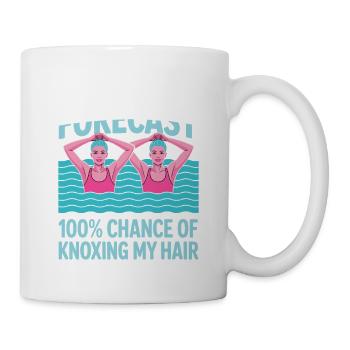 Synchronschwimmen Kunstschwimmen Wassersport - Tasse - Weiß - Rechts