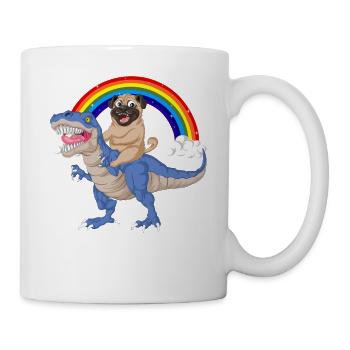 Silly Pug  - Mug - white - Right