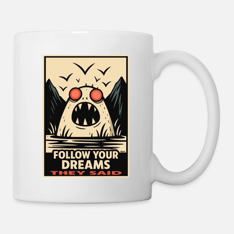 Traummonster Motivation - Tasse - Weiß