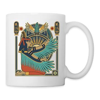 MAAT Göttin der Gerechtigkeit - Tasse - Weiß - Rechts