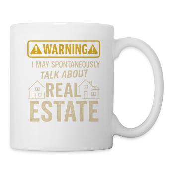 I am from Sugar &amp; Spice and Real Estate Consulting - Mug - white - Right