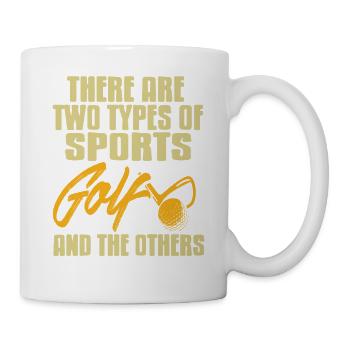 Make Your Choice Golf Club Strategy Humor - Tasse - Weiß - Rechts