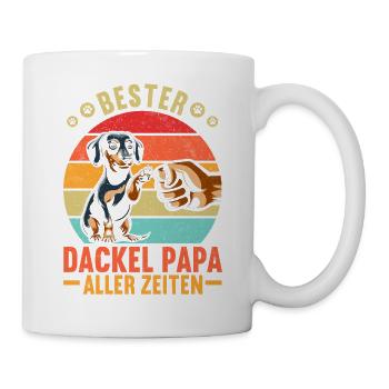 Dachshund Dad Dachshund Design Men Father's Day - Mug - white - Right