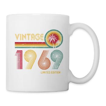 Vintage 1970s Retro Wave Design - Mug - white - Right