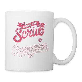 Devise du soignant Scrub Life - Mug blanc - blanc - Droite