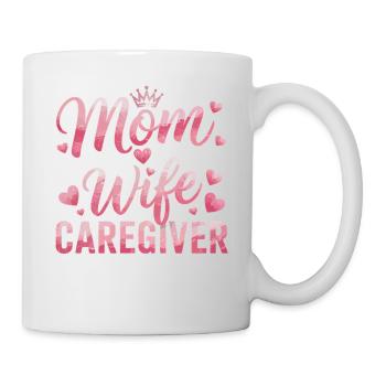 Mother Daughter Heart Motif - Mug - white - Right