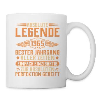 60e anniversaire - Légende depuis 1965 - Mug blanc - blanc - Droite